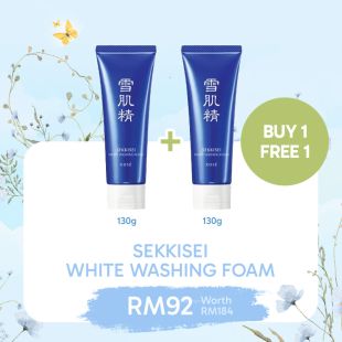 [BUY 1 FREE 1] Sekkisei White Washing Foam 130g