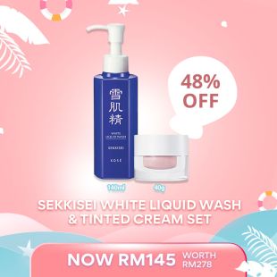 [618 Exclusive] Sekkisei White Liquid Wash & Tinted Cream Set