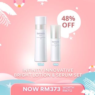 [618 Exclusive] Infinity Innovative Bright Lotion & Serum Set
