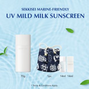 Sekkisei Clear Wellness UV Mild Milk Set